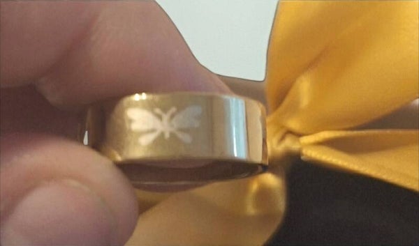 Edelstahlring Size 19