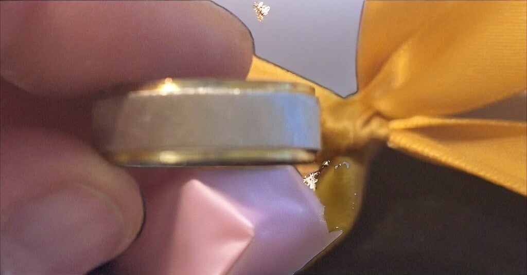 Edelstahlring Size 19