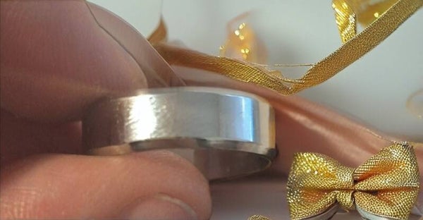 Edelstahlring Size 21