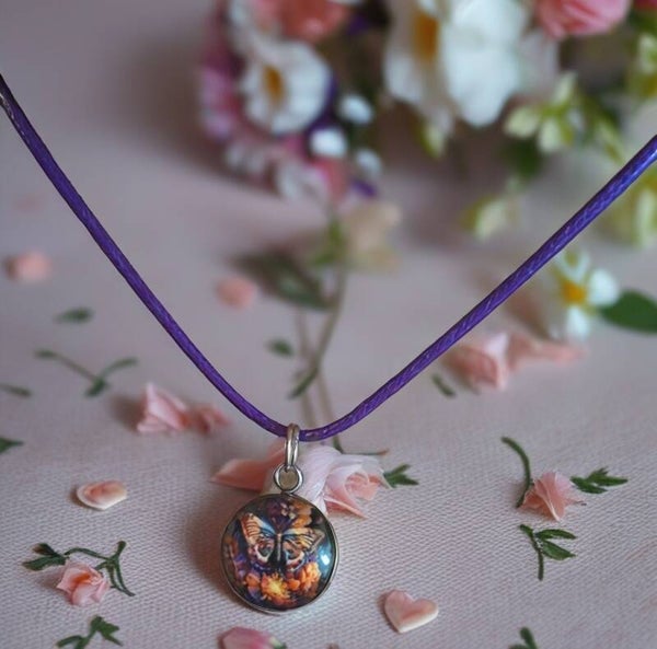 Cabochonkette Schmetterling