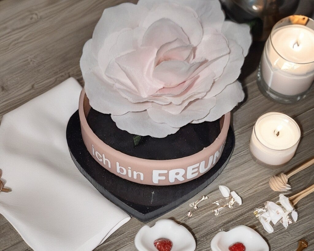 Polychromarmband mit Spruch