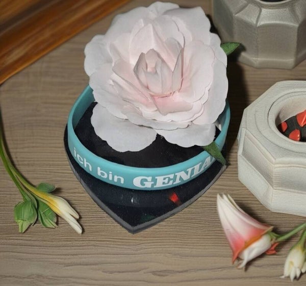 Polychromarmband mit Spruch