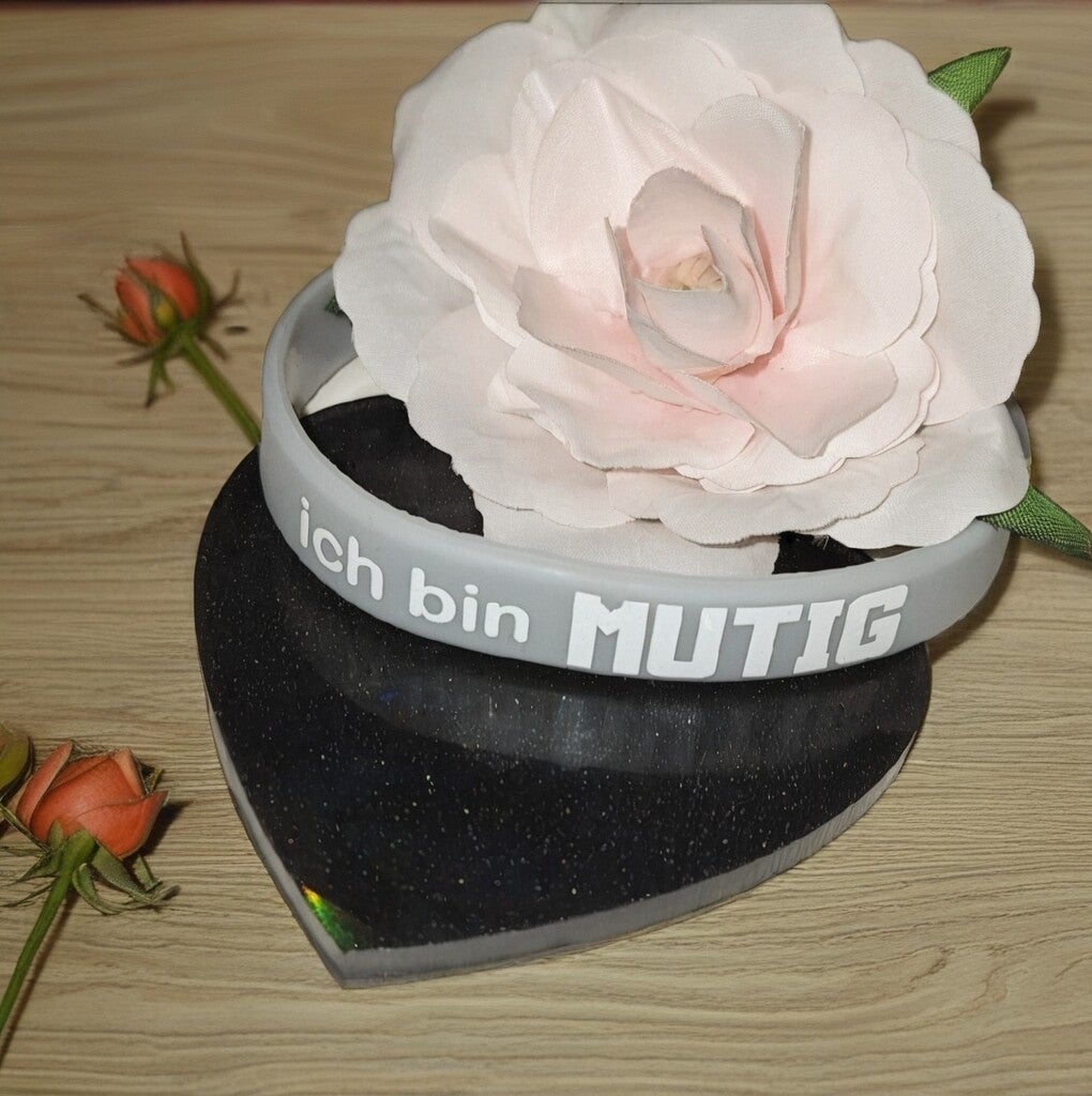 Polychromarmband mit Spruch