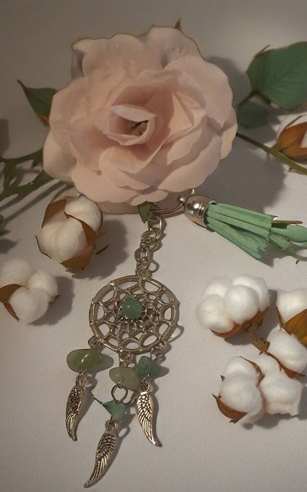 Schlüsselanhänger Traumfänger Mint