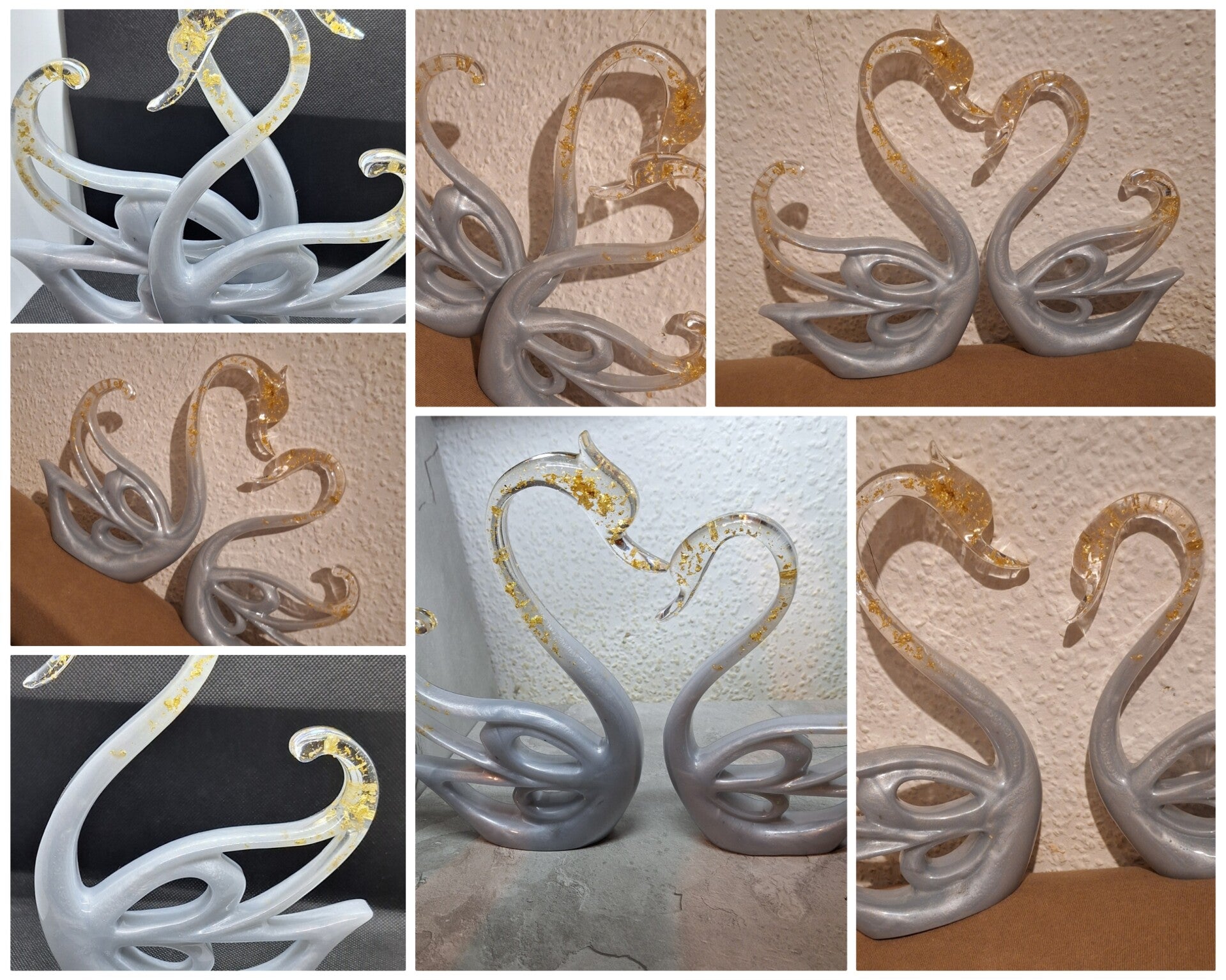 Deko Schwanenpaar Wunschbestellung