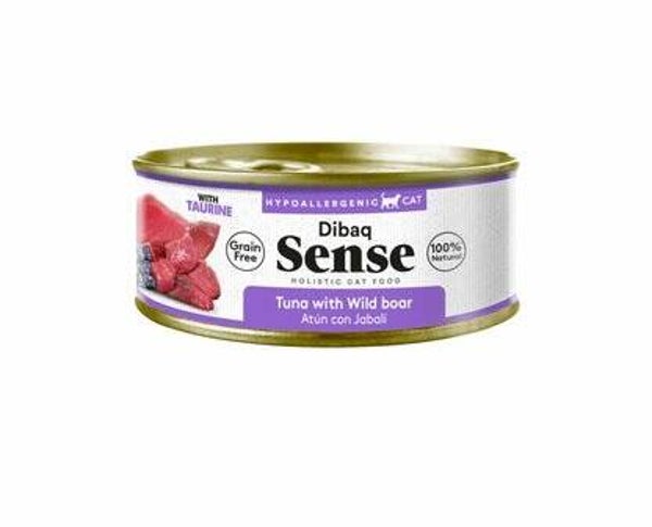 Dibay Sense Kat Natvoer - Tonijn & Wild zwijn 12x70gr