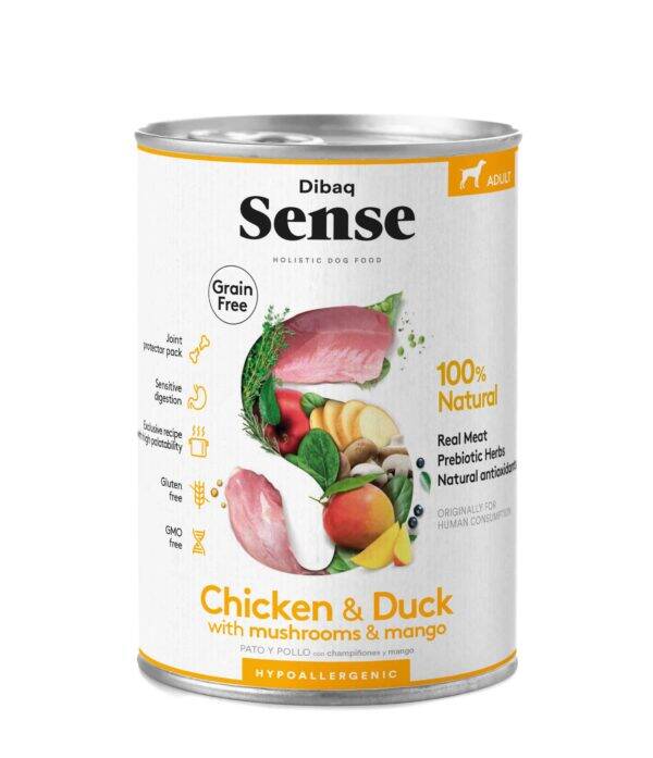 Dibaq Sense Nat hondenvoer- Kip & Eend 380gr