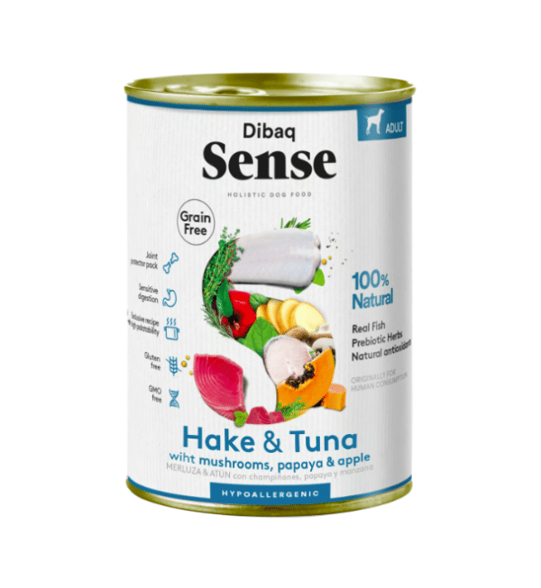 Dibaq Sense Nat Hondenvoer - Witte vis & Tonijn 380gr