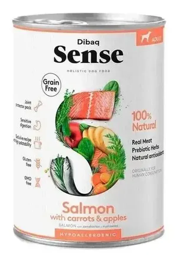 Dibaq Sense Nat hondenvoer - Zalm 380gr