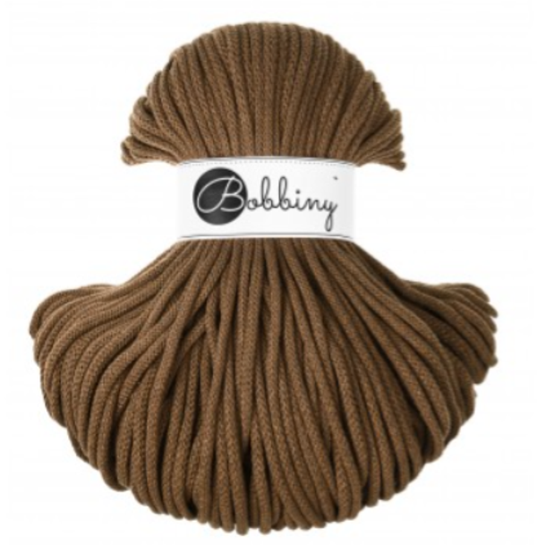 Bobbiny Premium 5mm, Nut Brown 100m