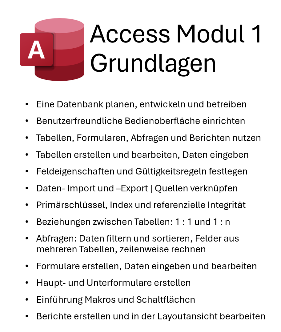 Access Modul 1