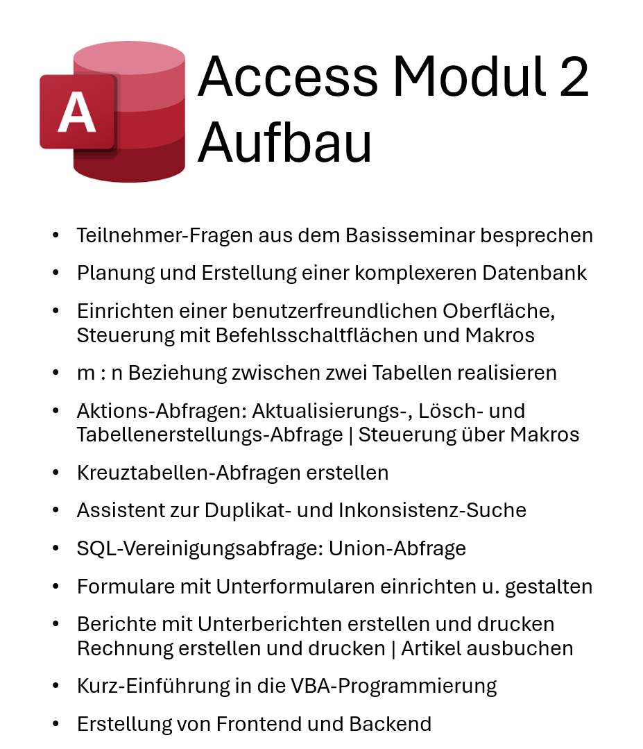 Access Modul 2
