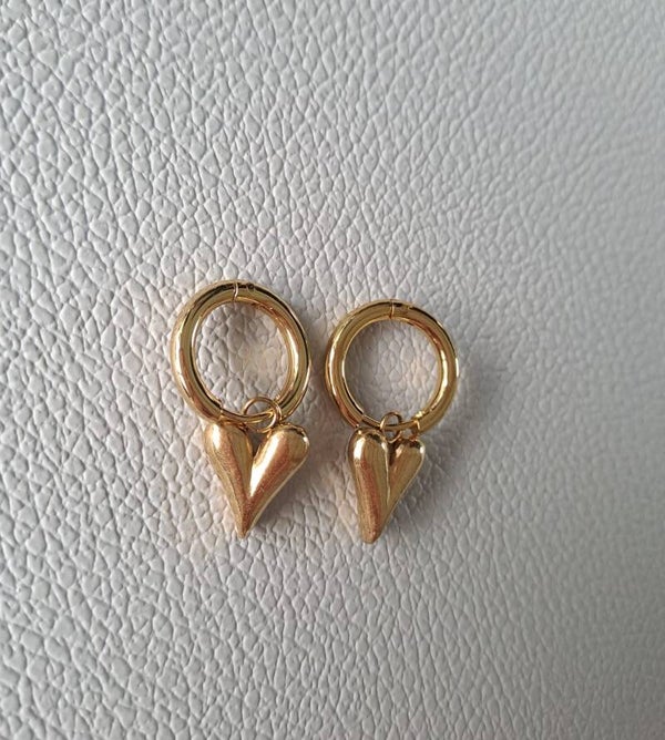 Oorring met hartje