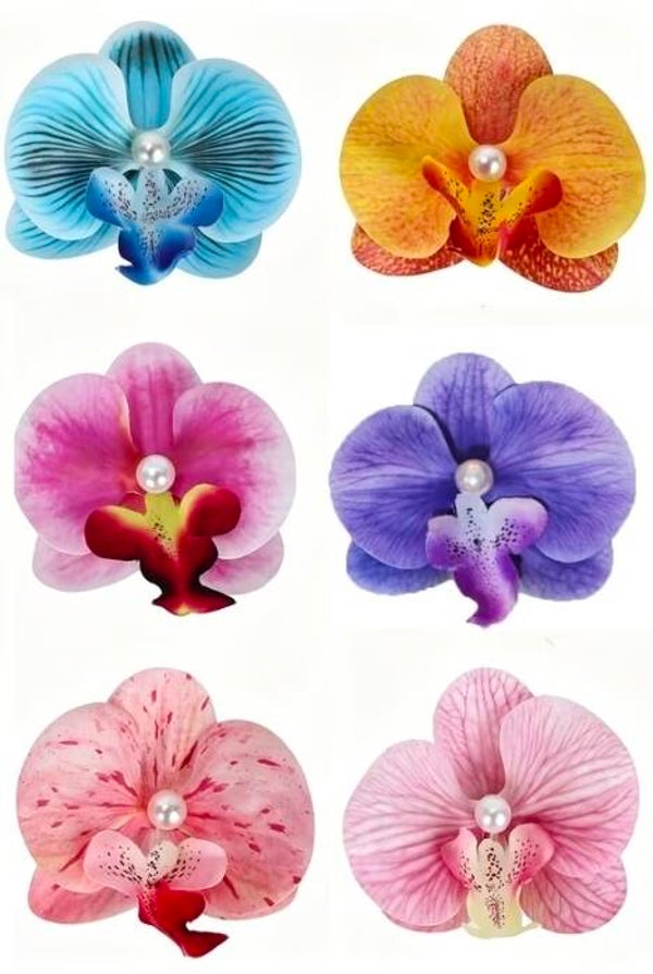 Hawaiian Orchid Sei Clip