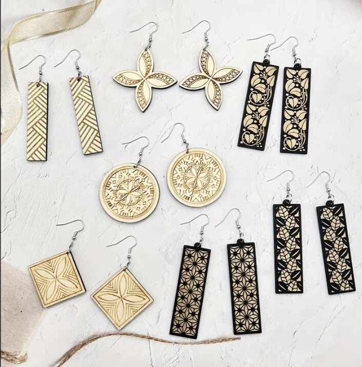 Wooden Earrings