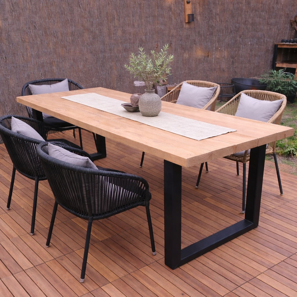 Houten eettafel op maat laten maken | Handgemaakt van massief douglashout