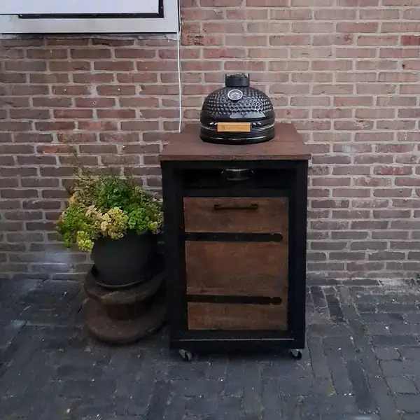 Houten BBQ tafel & buitenkeuken op maat laten maken | Handgemaakt van massief hout