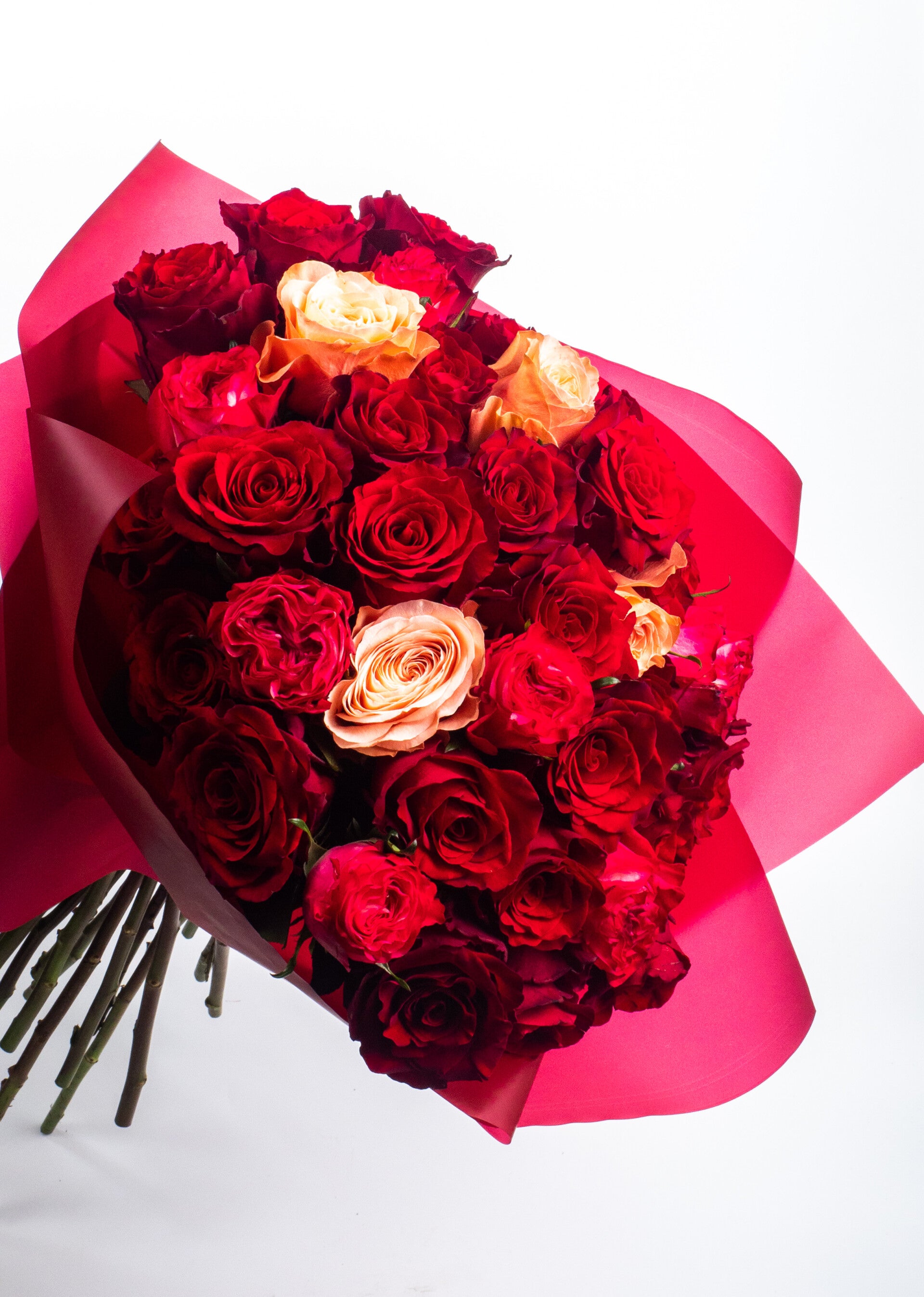 Bouquet of 30 roses in various colors