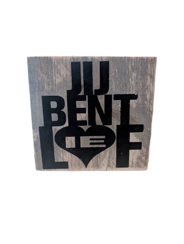 Houten tekstbord Jij bent lief