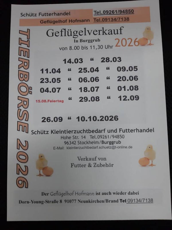 Geflügel-Börse 2026