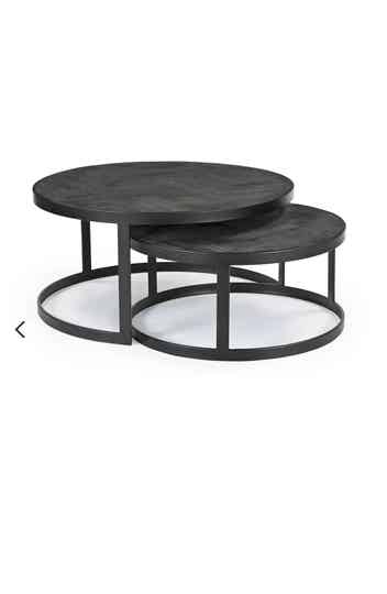 salontafel visgraat black