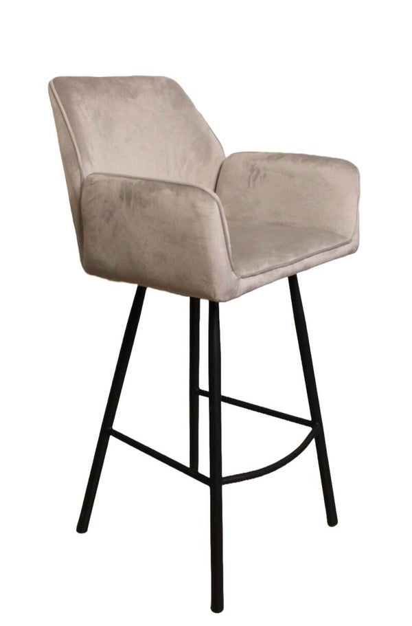Barkruk Julia Velvet Grey
