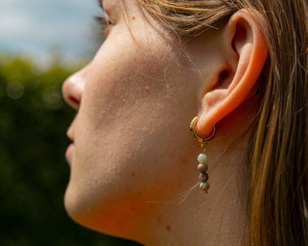 Wooden earrings