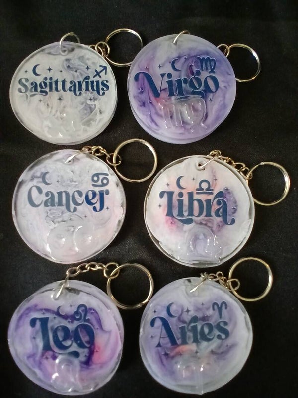 Zodiac Keychains