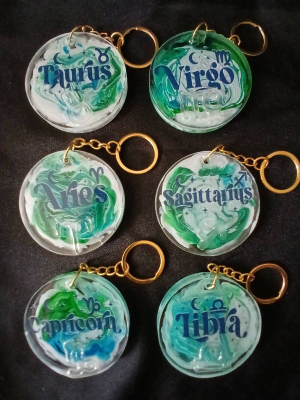 Zodiac Keychains