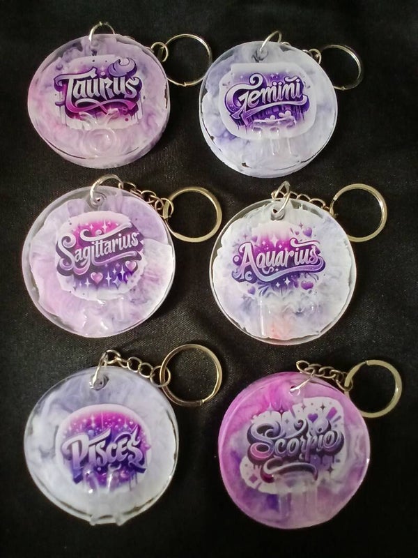 Zodiac Keychains