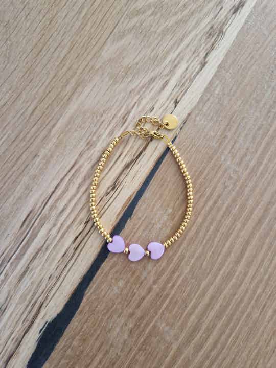 Armband LITTLE LOVE lila