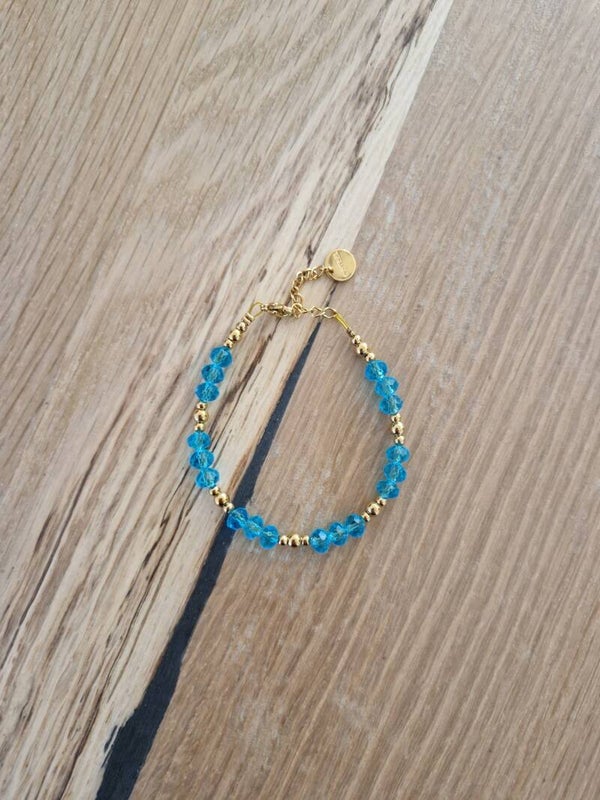 Armband MARLY blauw/goud