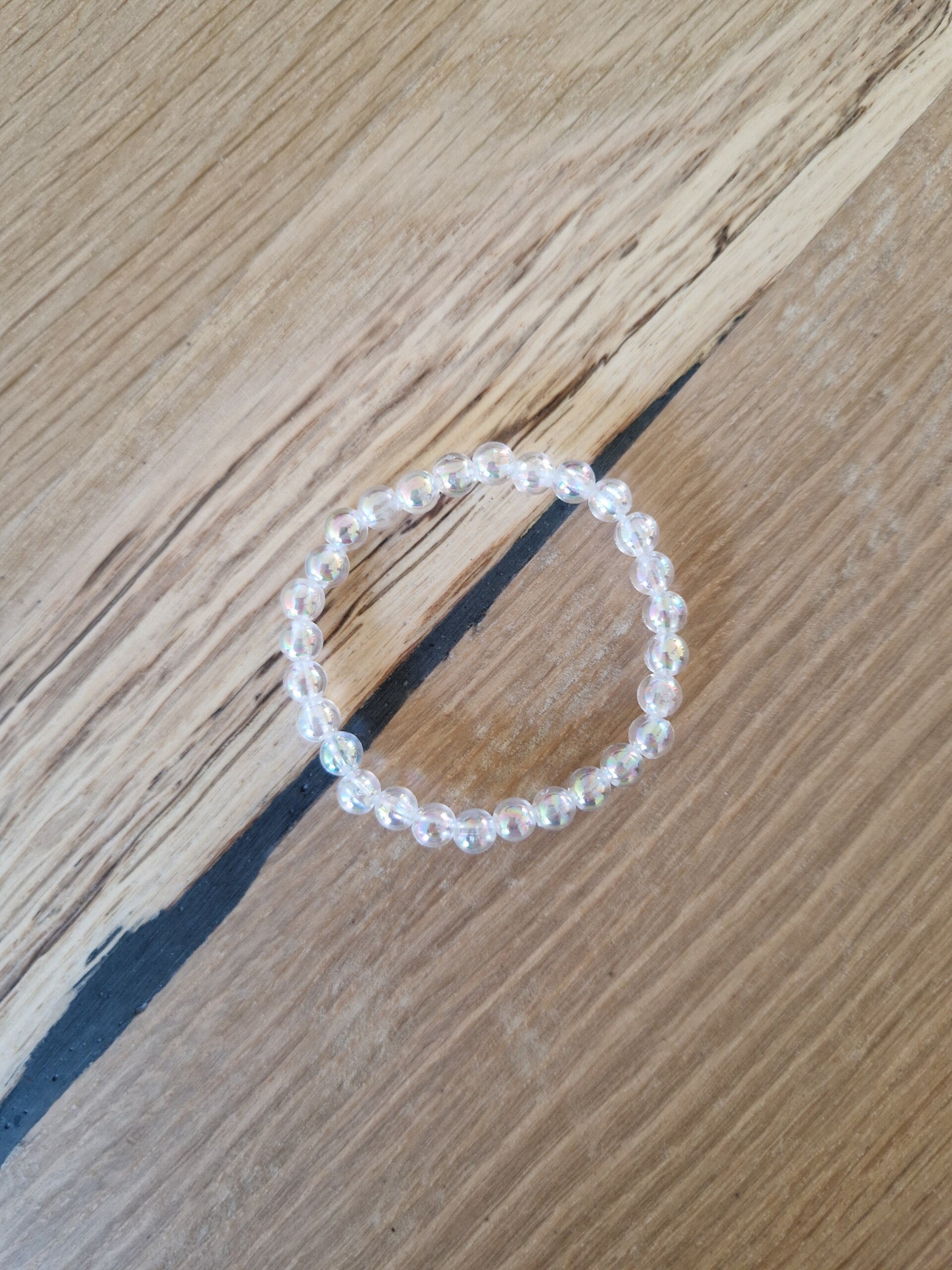 Armband LOU transparant/parelmoer