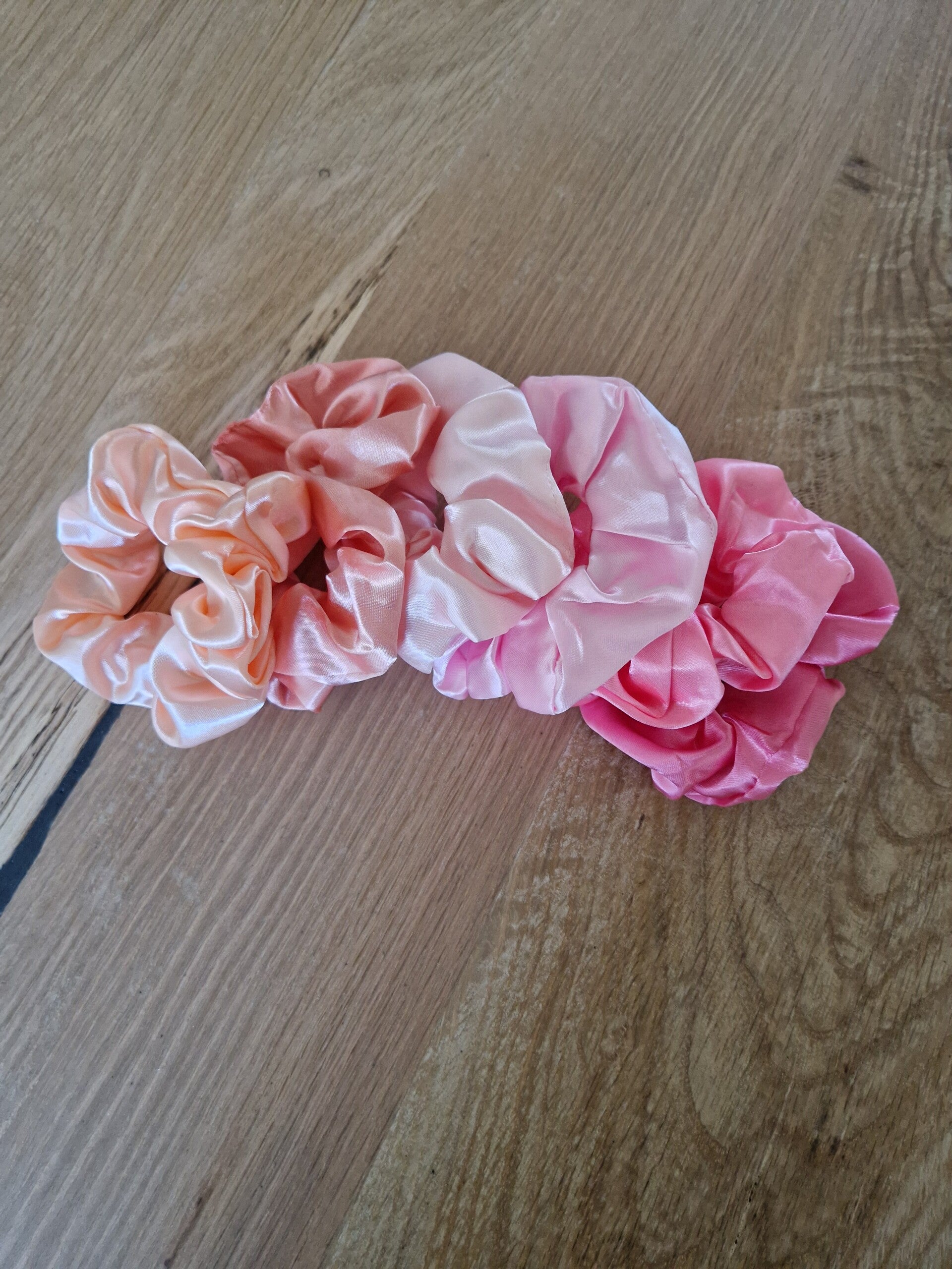 Scrunchies satijn ROZE tinten