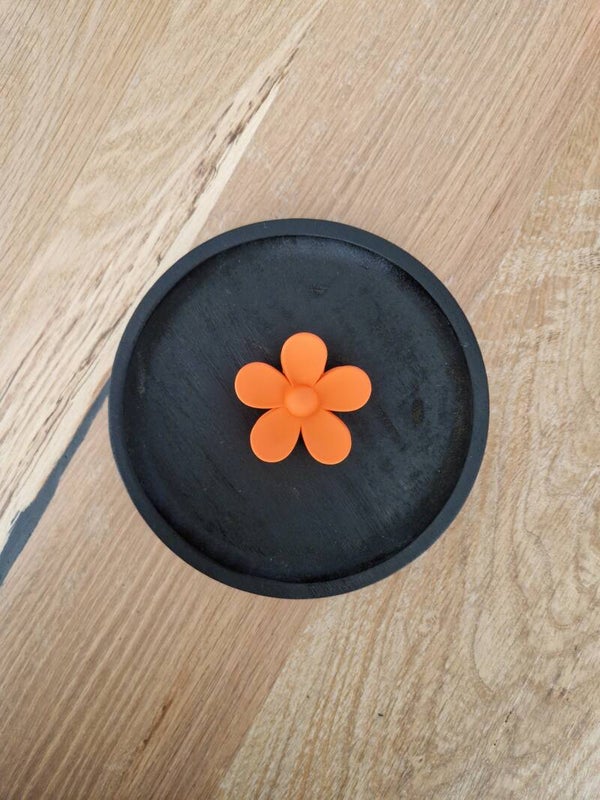 Haarklem bloem MIDDEL oranje