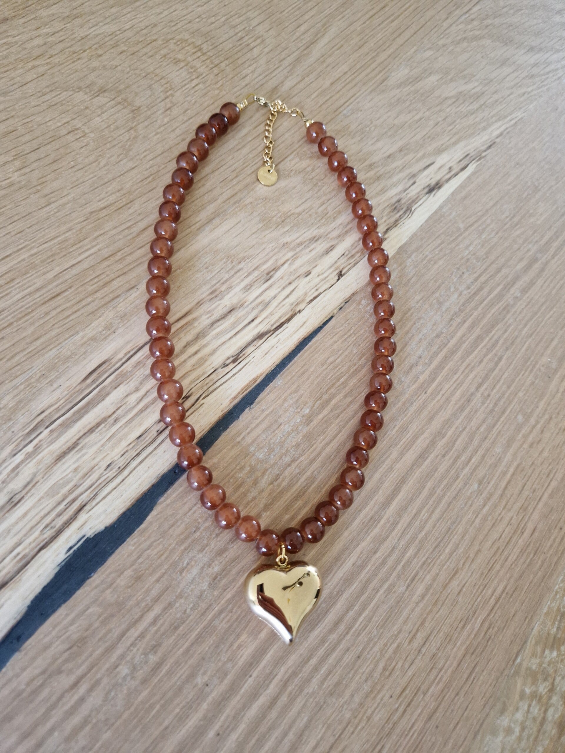 Ketting LOVE mokka