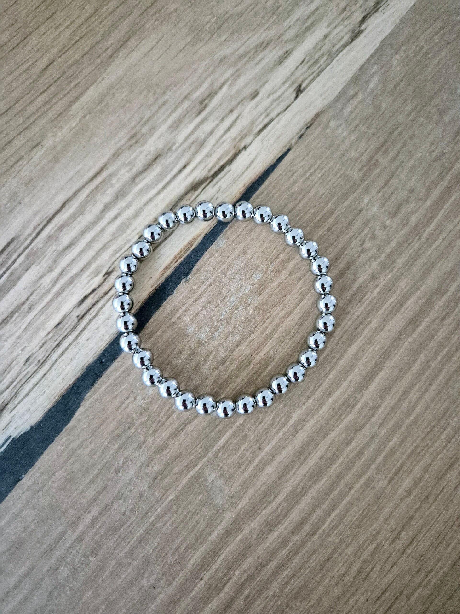 Armband Stainless Steel zilver MIDDEL