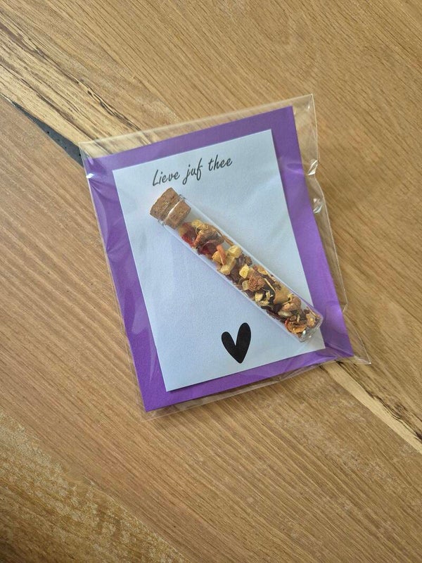 Juffen cadeau LIEVE JUF THEE