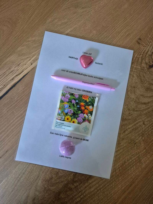 Lieve Juf Cadeau Pakket