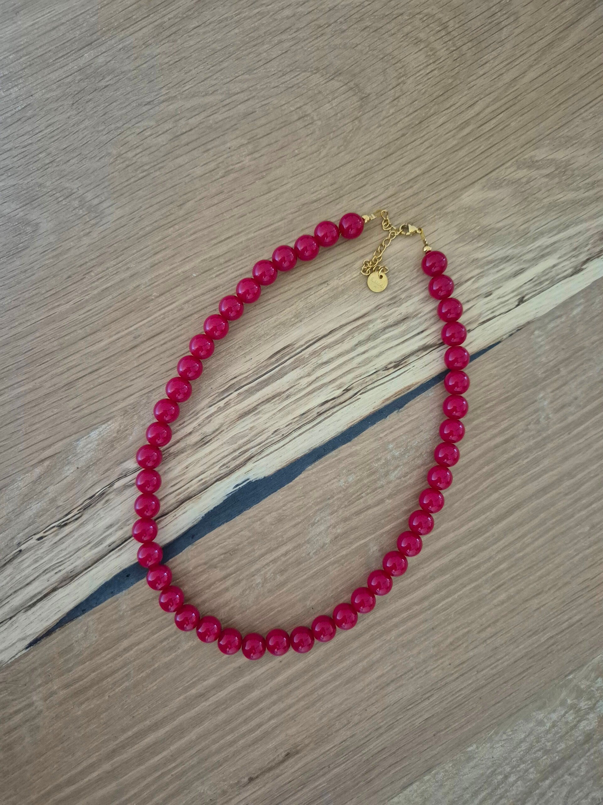 Ketting BUBBLEGUM Donkerrood