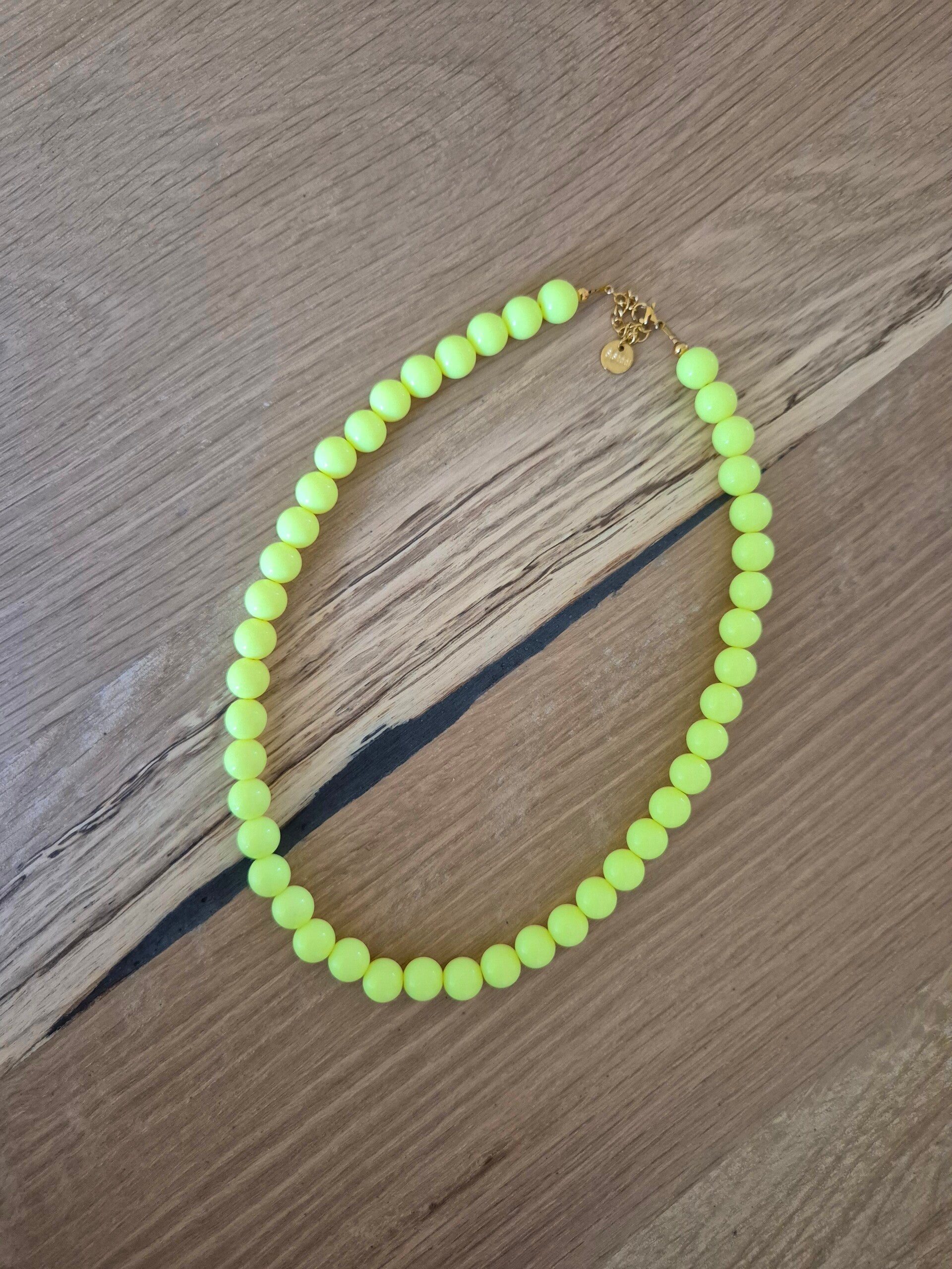 Ketting Bubblegum LICHT GEEL