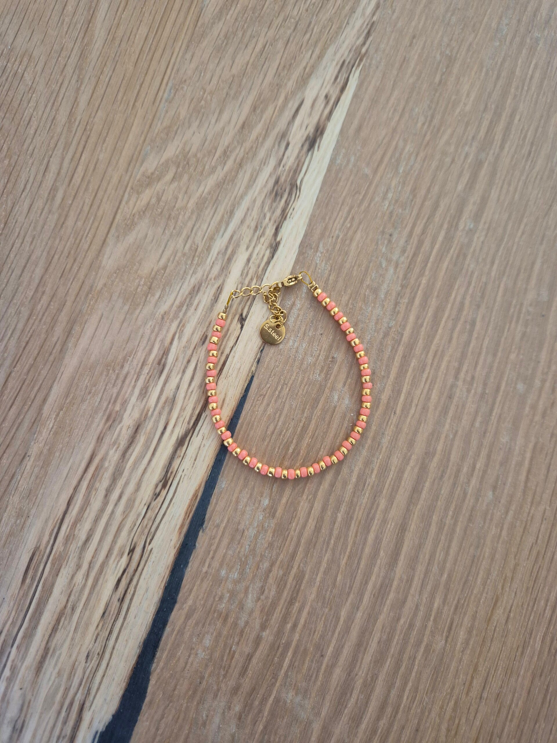 Armband LOLA zalmroze