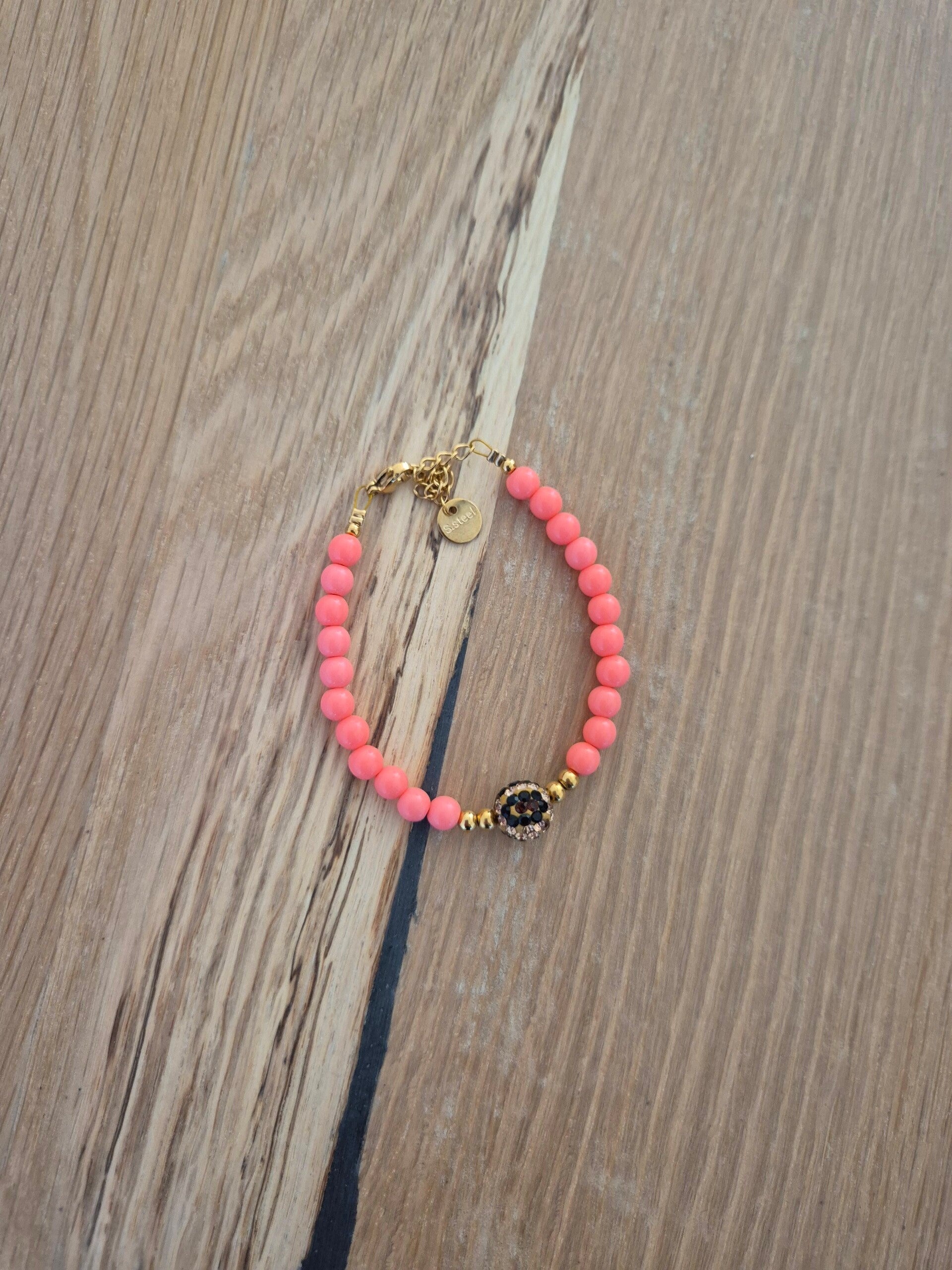 Armband PANTER zalmroze