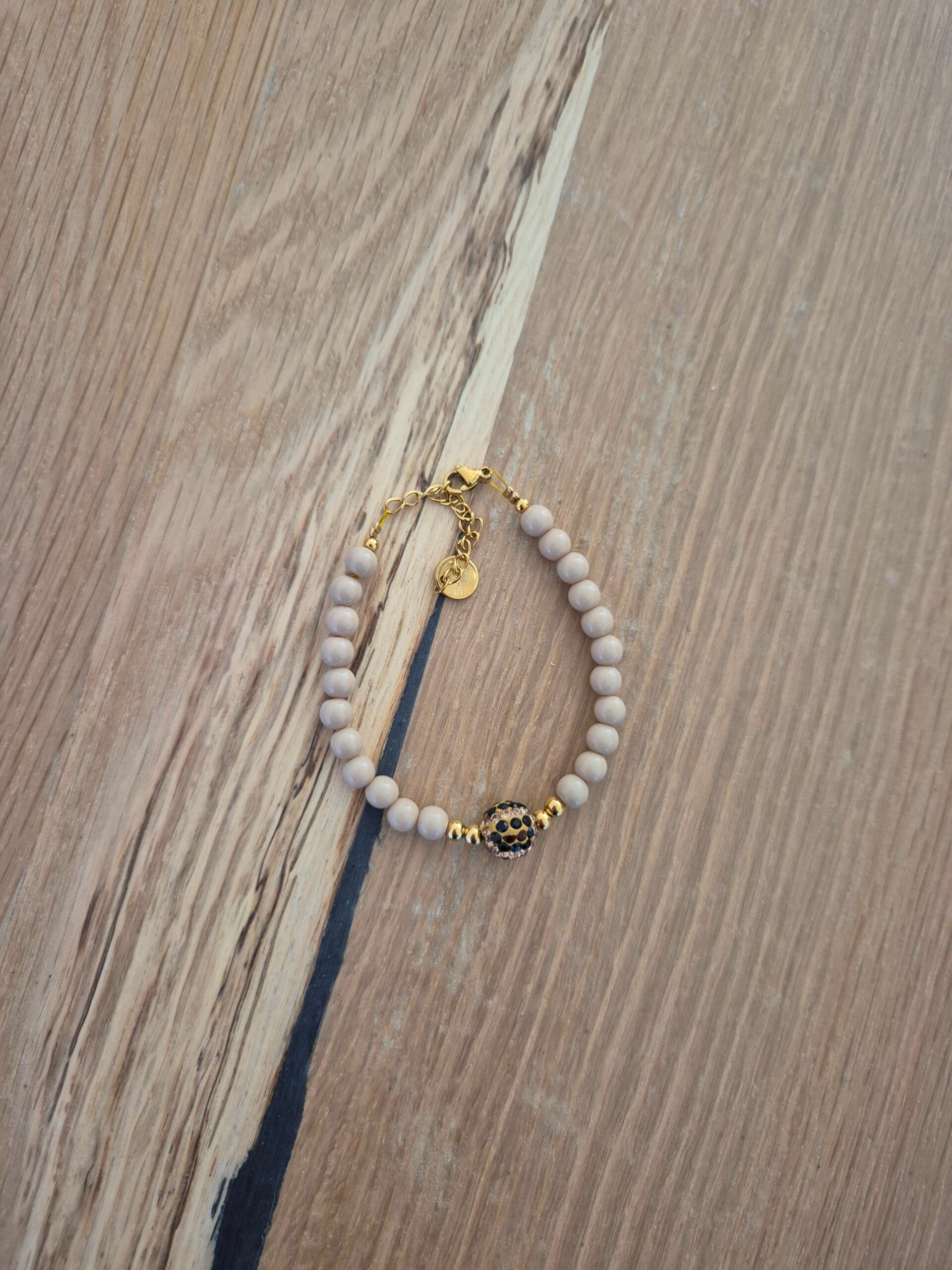 Armband PANTER beige/taupe