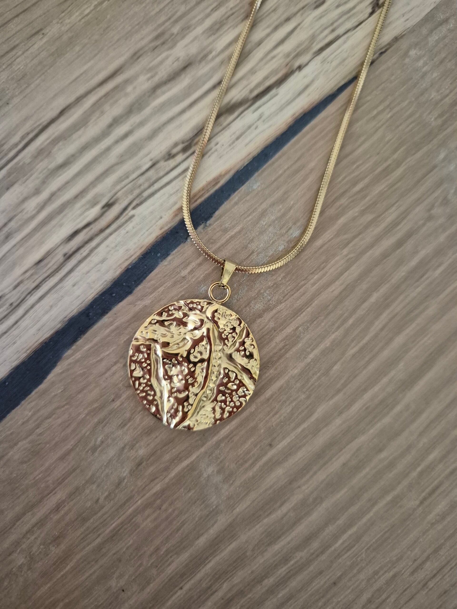 Ketting Goud MUNT Lang