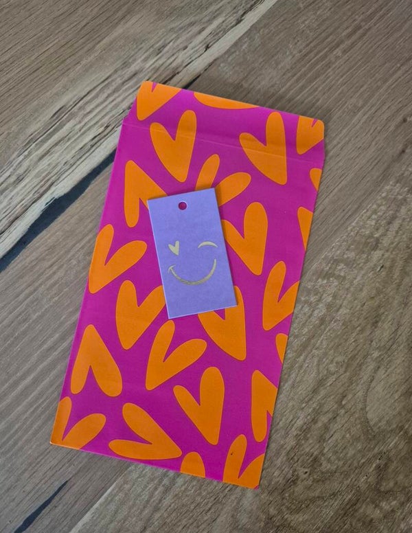 Kaartje Smiley Knipoog (5 stuks)