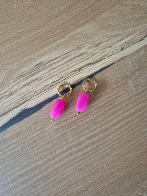 Oorbellen NOEMIE roze