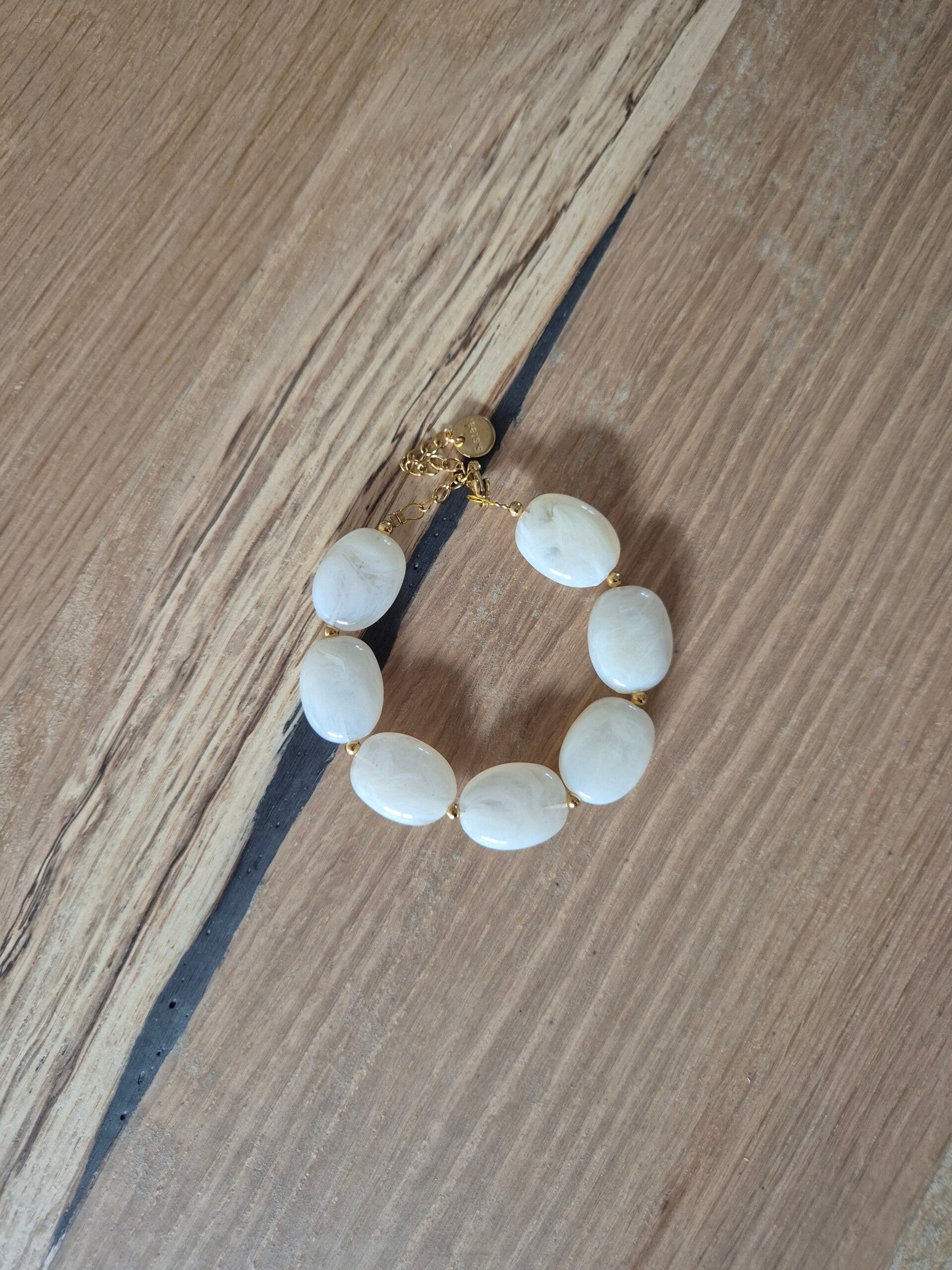 Armband ELOISE roomwit