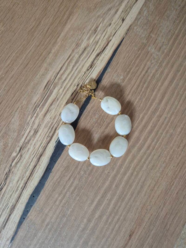 Armband ELOISE roomwit