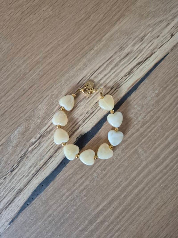 Armband AMELIE beige